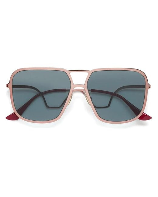 Marni Blue Square-Frame Sunglasses