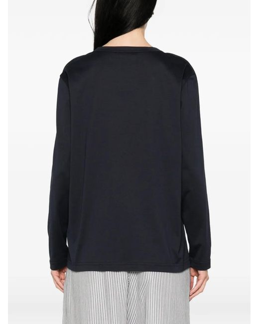 Fabiana Filippi Blue Embellished Crew-Neck T-Shirt