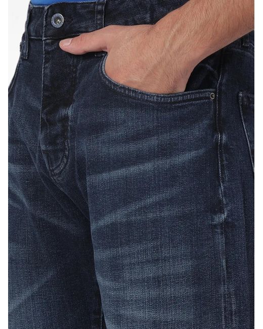 ARMANI EXCHANGE Jeans Met Vervaagd Effect in het Blue voor heren