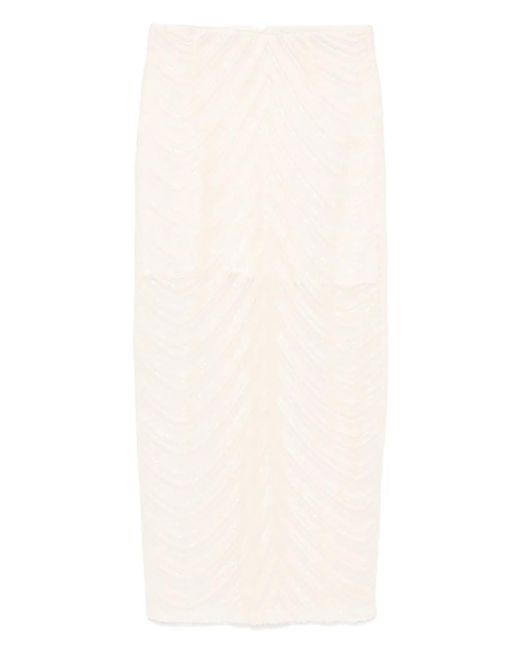 Gonna Midi Gliragz di Gestuz in White