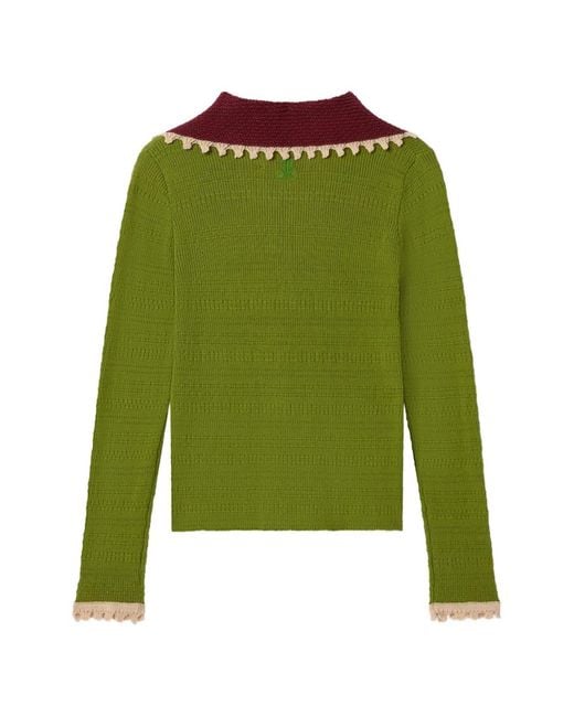 Polo Picket LaDoubleJ en coloris Green