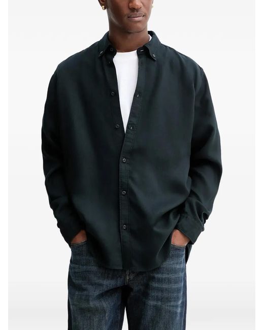 Les Deux Blue Button-Up Shirt for men