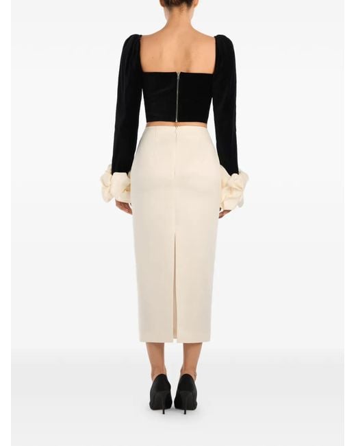 POST MERIDIEM Black Velvet Top