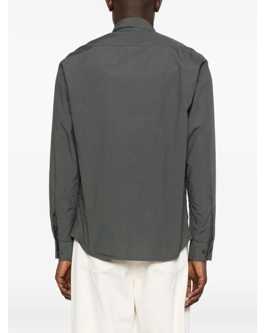 C P Company Gray Shirts Long Sleeve for men