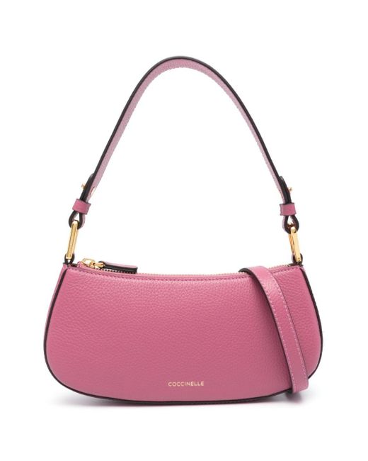 Coccinelle Pink Merveille Leather Mini Bag