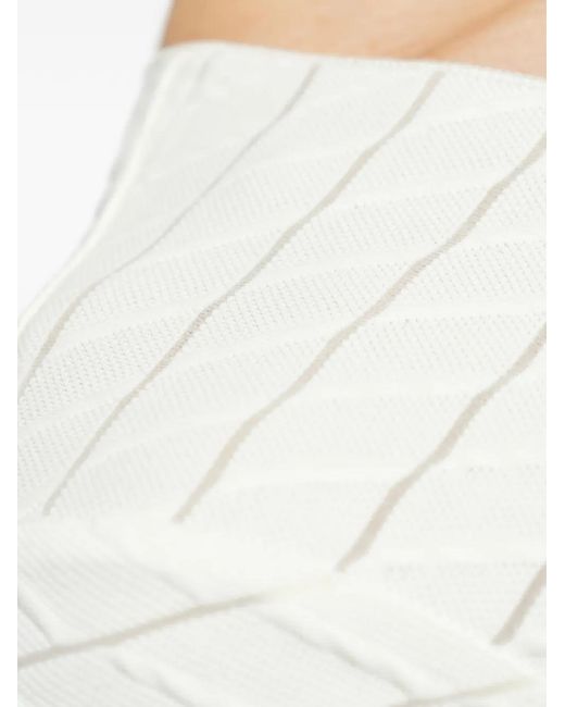 Emporio Armani White Striped T-Shirt