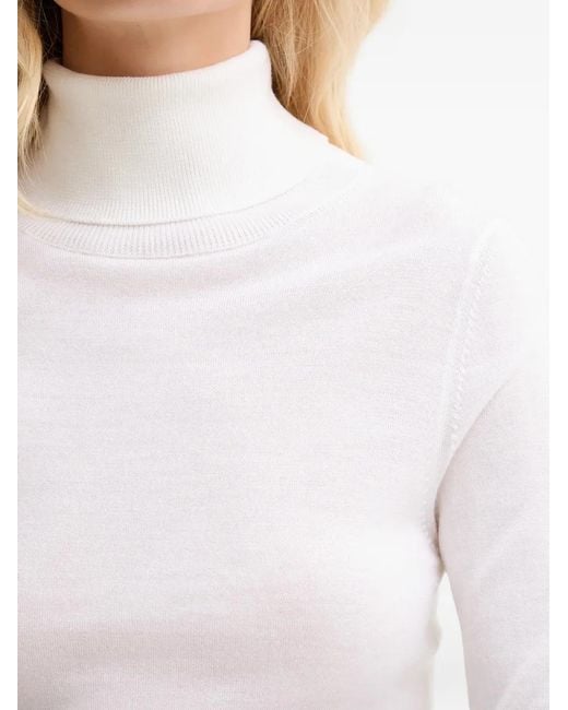 Aeron Blue Roll-Neck Long-Sleeve Sweater