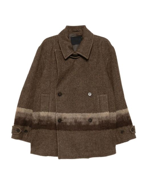 Veste En Laine À Broderies CROQUIS pour homme en coloris Brown