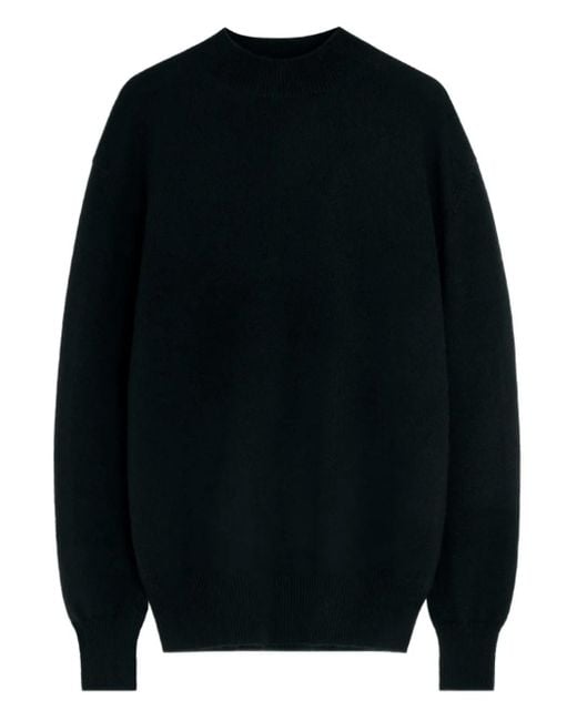 Lemaire Blue Pullover mit Stehkragen