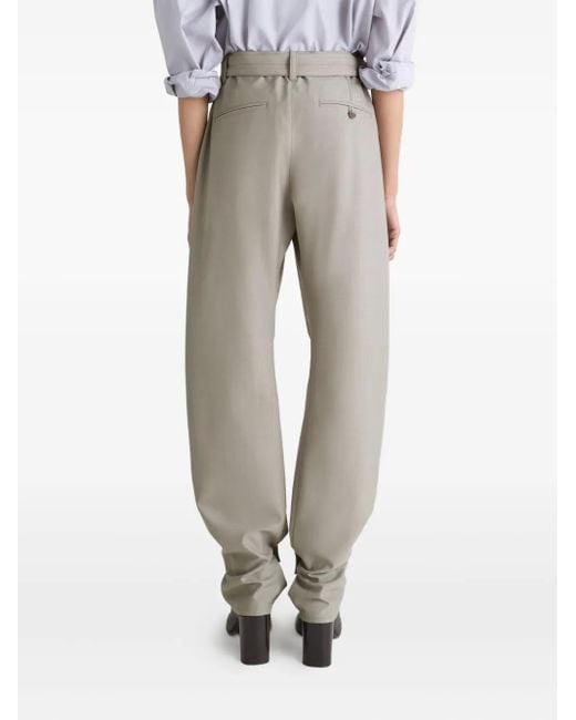 Pantalon À Taille Ceinturée Lemaire en coloris Gray