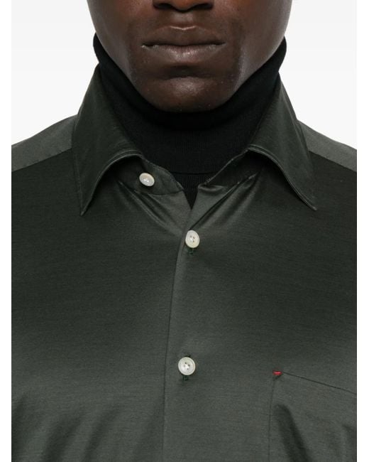 Camisa Nerano Kiton de hombre de color Green