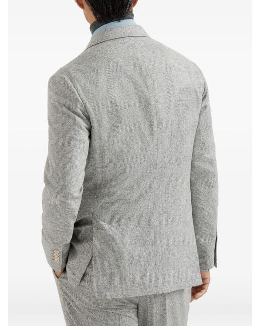 Brunello Cucinelli Gray Giacca Decostruita for men