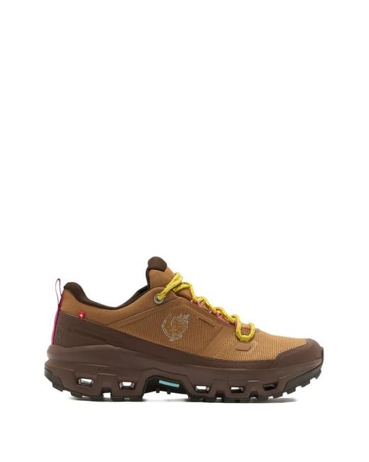 On Shoes Brown X Sky High Farm Goods Cloudrock Lace-Up Sneakers for men