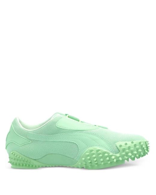 PUMA Green Mostro Ectasy Spiked-Sole Running Sneakers
