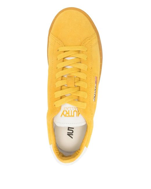 Autry Yellow Sneakers