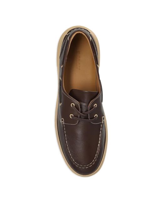 Bally White Lift Leather Contrast-Stitched Sneakers for men