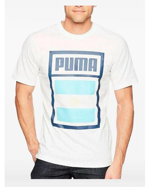 PUMA Blue Forever Football Graphic T-Shirt for men