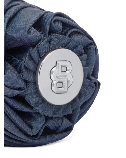 Boss Blue Logo Print Umbrella