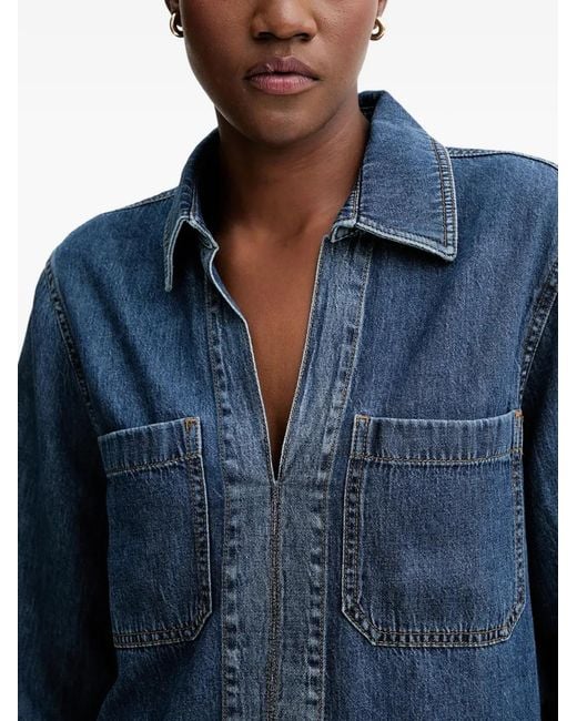 Rag & Bone Blue Channing Denim Shirt
