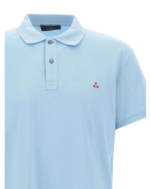 Peuterey Blue Zeno 02 Piqué Polo Shirt for men