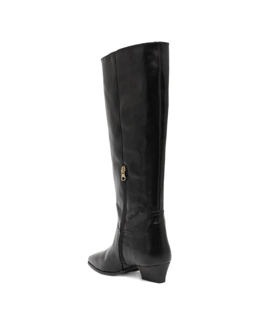 Gant Black Bassotte Knee-High Boots