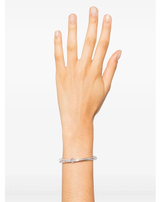 Swarovski White Hyperbola Bangle Bracelet