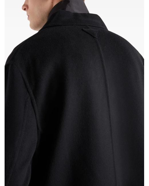 Prada Kasjmier Jas in het Black voor heren