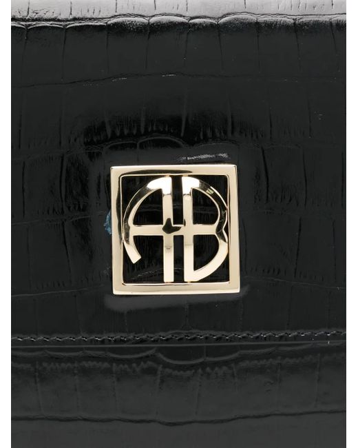 Bolso de hombro con correa ajustable Anine Bing de color Black