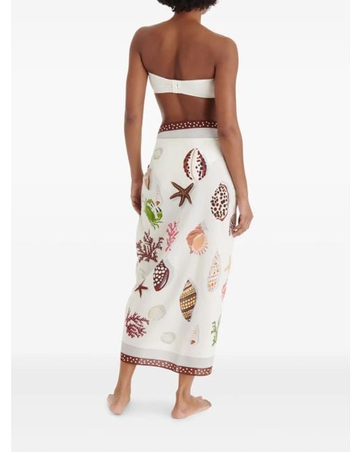Eres White Latte Beach Cover-Up