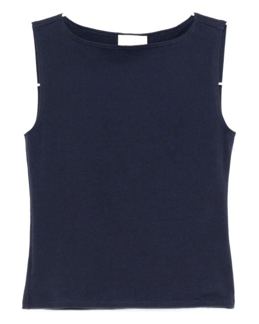 Reformation Blue Dusk Knit Top