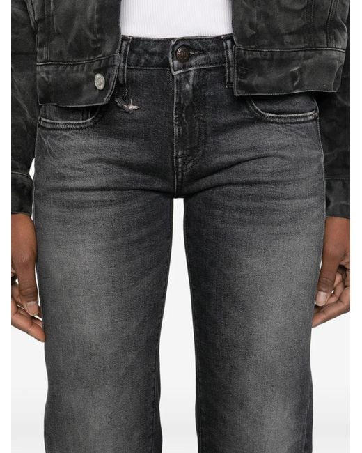 R13 Gray Boy Flare Jeans