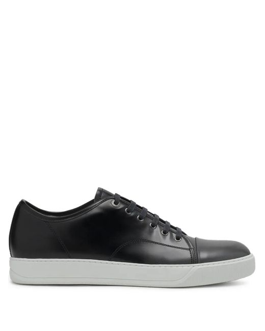 メンズ Lanvin レザースニーカー Black