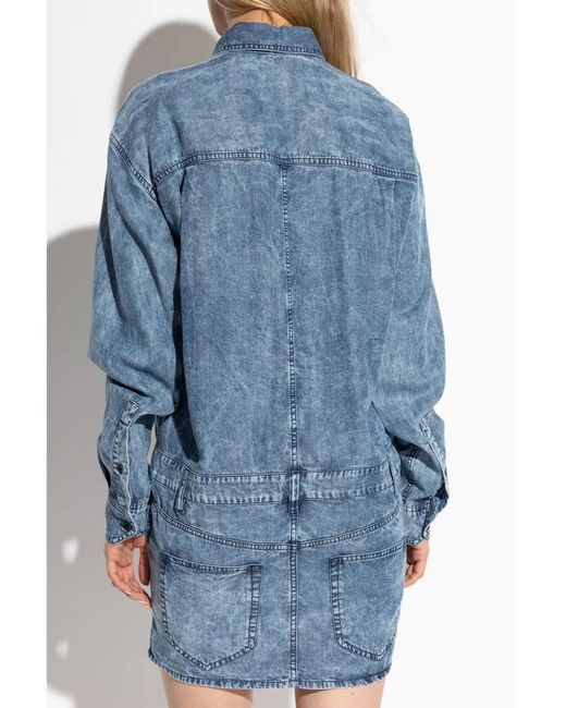 Isabel Marant Blue Palvina Dress