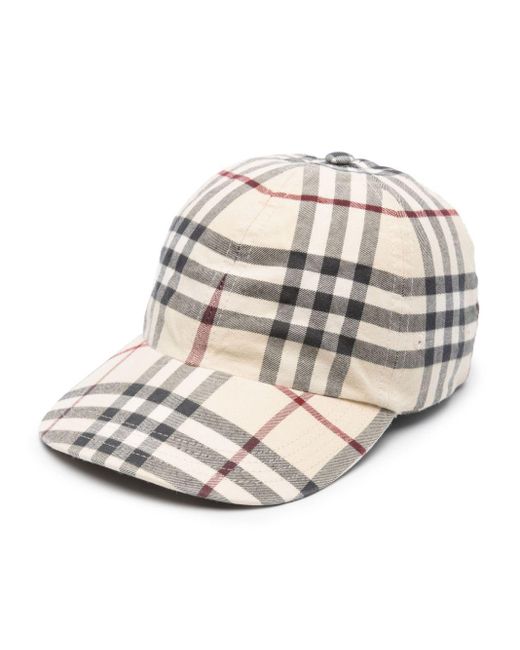 Gorra cuadros outlet burberry