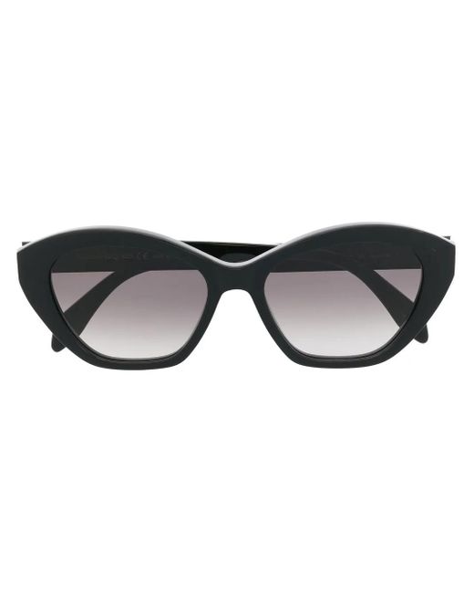 McQueen Black Cat Eye Sunglasses