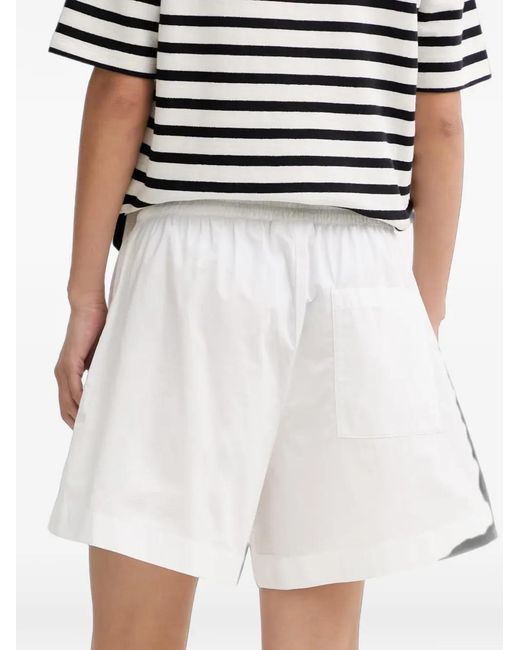 Marc O' Polo White Drawstring Elasticated Cotton Shorts