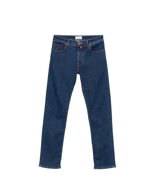 Jacob Cohen Blue Bard Five-Pocket Jeans for men