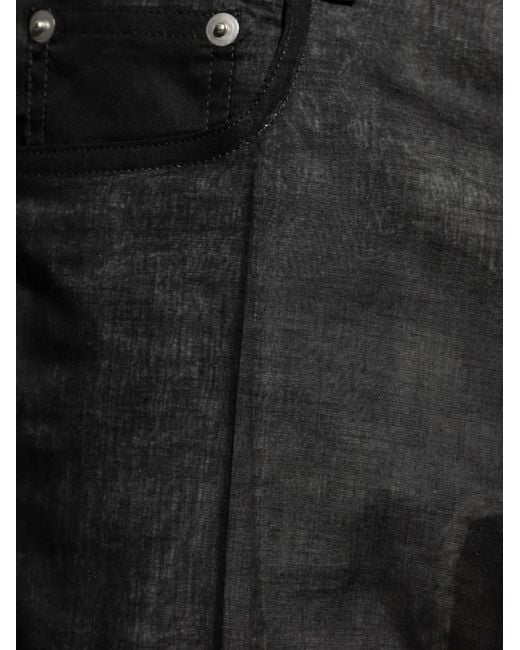 Rick Owens Black Straight-Leg Jeans for men