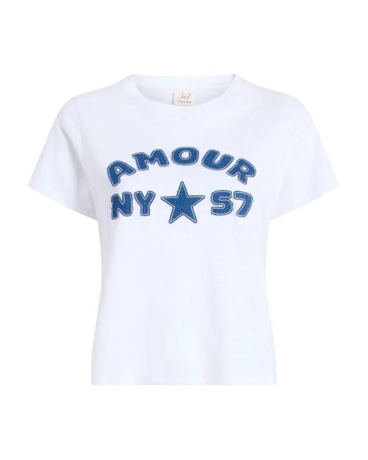 Cinq À Sept White Amour 57 Patch T-Shirts