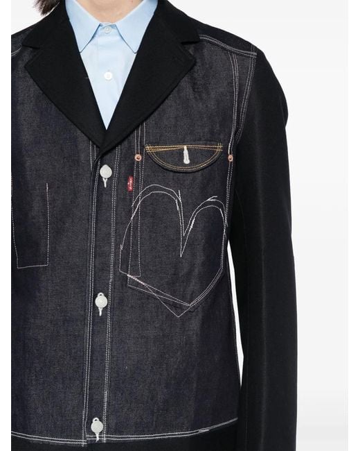 Junya Watanabe Blue X Levi's Denim Blazer for men