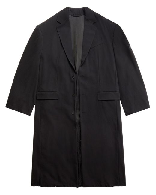 Balenciaga オーバーサイズ ウールコート Black