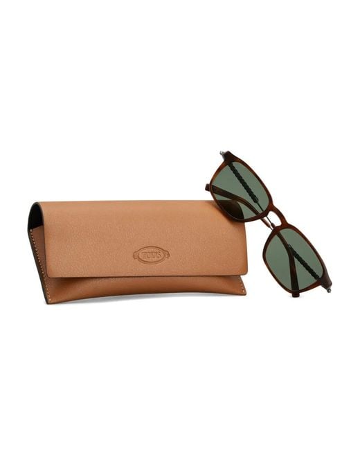 Tod's Green Square-Frame Sunglasses for men