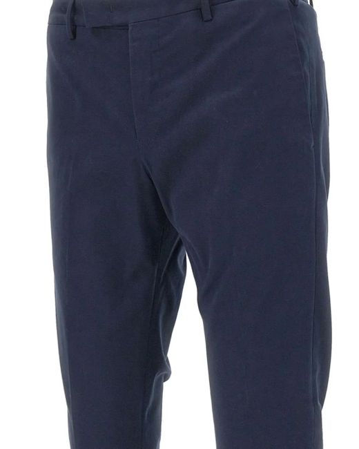 PT Torino Blue Dieci Trousers for men