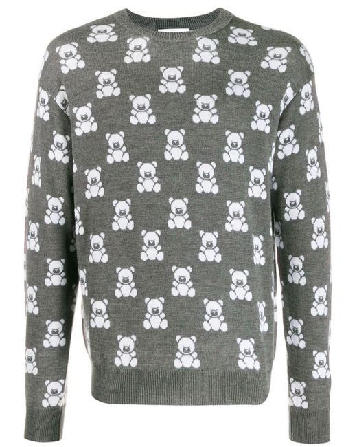 moschino teddy bear jumper mens