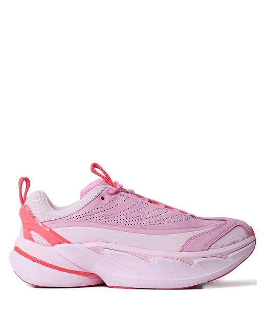Hoka One One Pink Perforierte Elevon X Sneakers