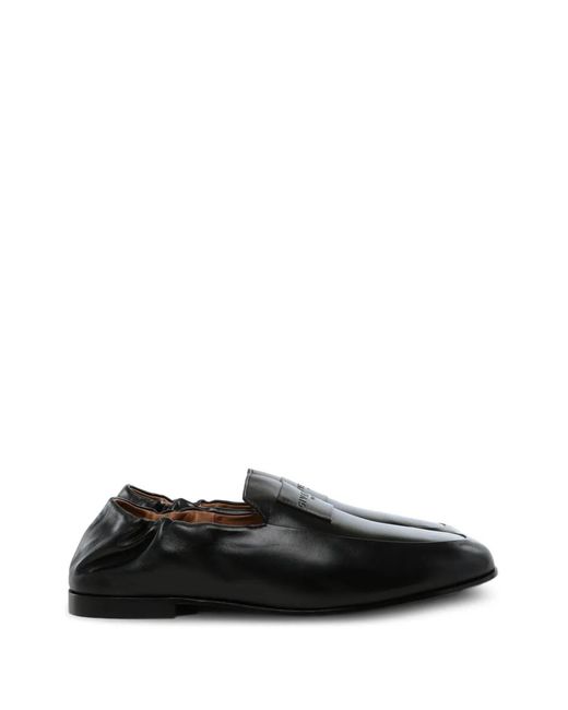 Givenchy Black Logo-Embossed Elasticated-Heel Loafers for men