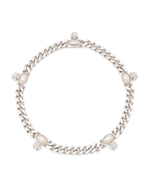 Vivienne Westwood White Gaby Necklace for men