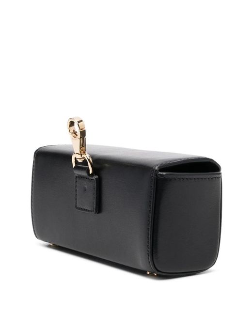 Lanvin Black Logo-Plaque Mini Bag