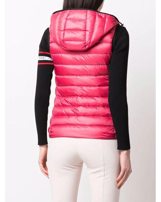 Moncler Pink Glyco Padded Sleeveless Gilet