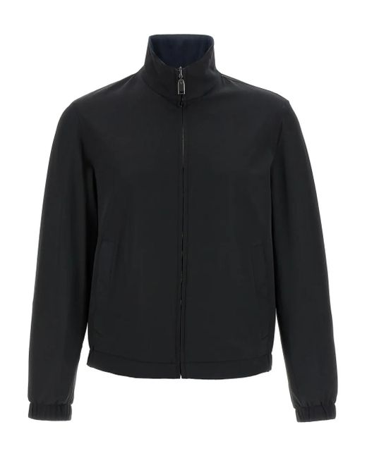 メンズ Brioni リバーシブル ジャケット Black